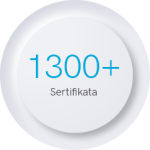 1300+ sertifikata