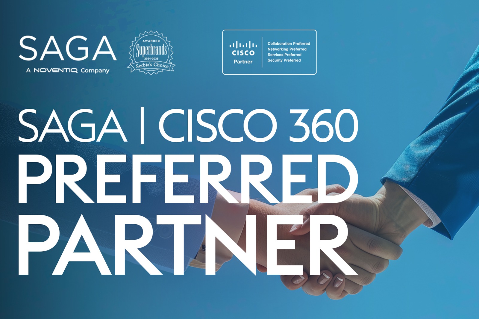 Ostvarili smo Preferred status u četiri portfolija u okviru Cisco 360 programa