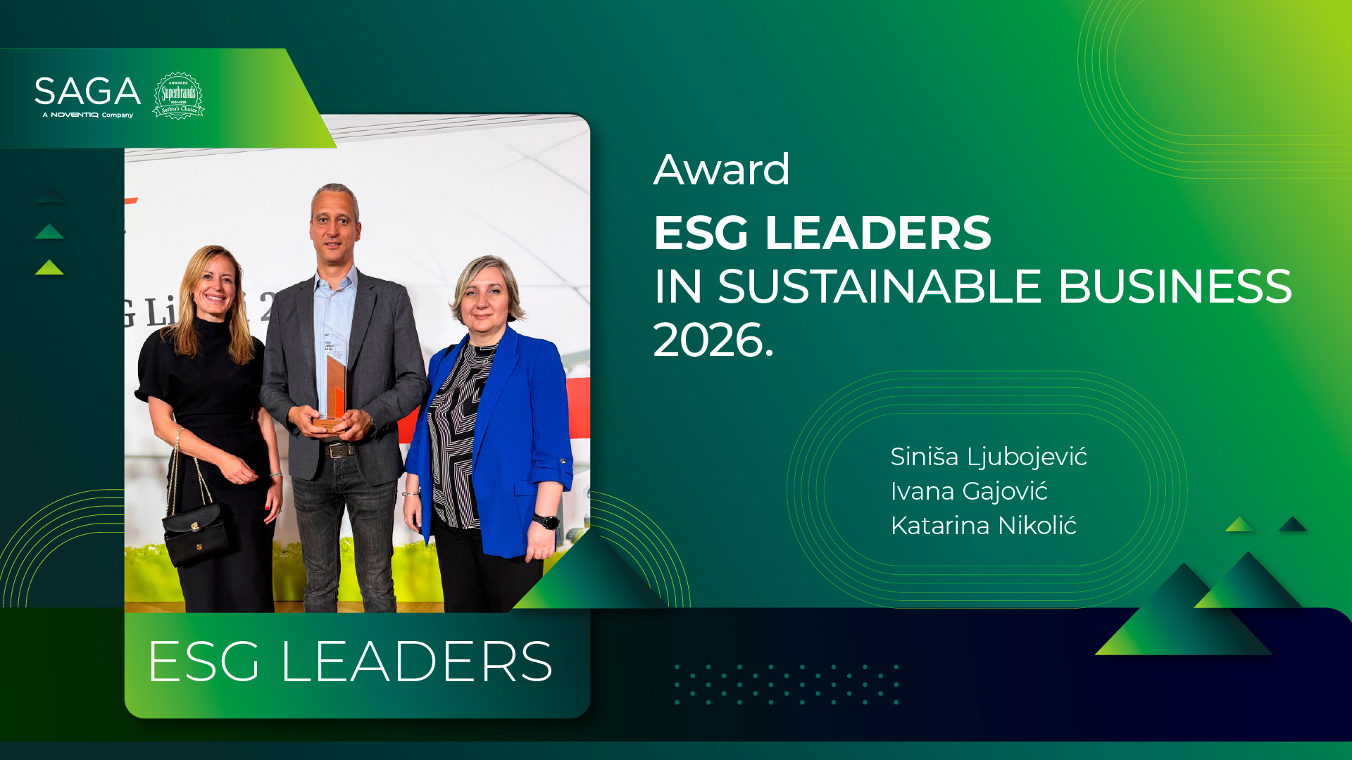 Among the Recipients of the “ESG Leaders 2026” Recognition